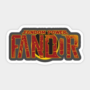 FANdor (Eclipse) Sticker